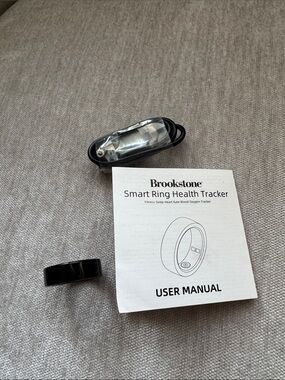 Brookstone Smart Ring Health Tracker Black men’s ring 11